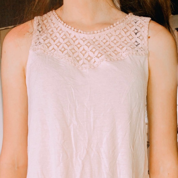 Light pink flowy tank - Picture 4 of 4